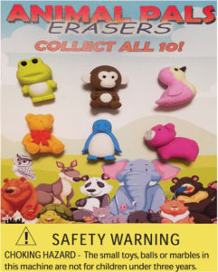 Animal Pals Erasers