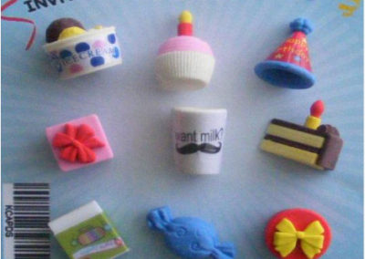 Birthday Party Erasers